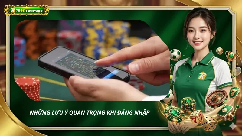 Những lưu ý quan trọng khi đăng nhập